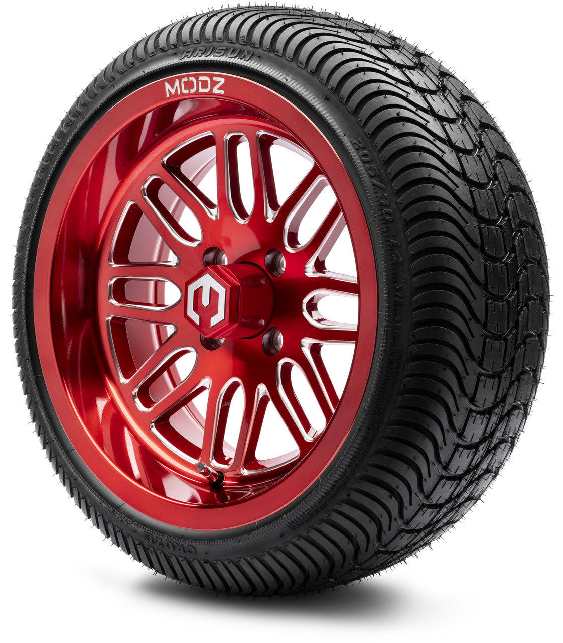 MODZ® 14" Mayhem Brushed Red with Ball Mill