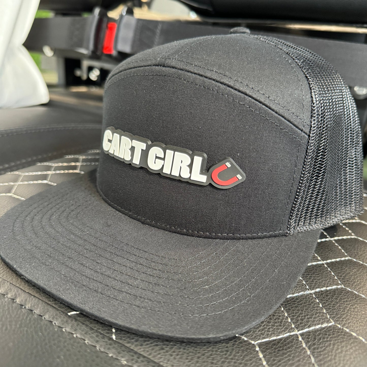 Cart Girl Magnet Flat Bill Snapback