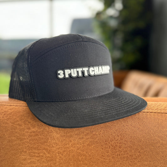 3 Put Champ Flat Bill Snapback