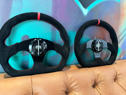 Suede Racing Steering Wheel