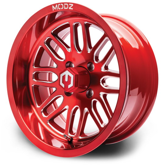 MODZ® 14" Mayhem Brushed Red with Ball Mill